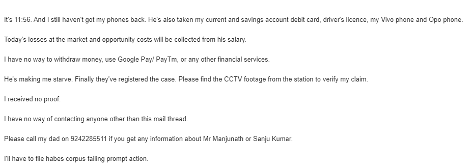 Banaswadi Police Brutality Image 12